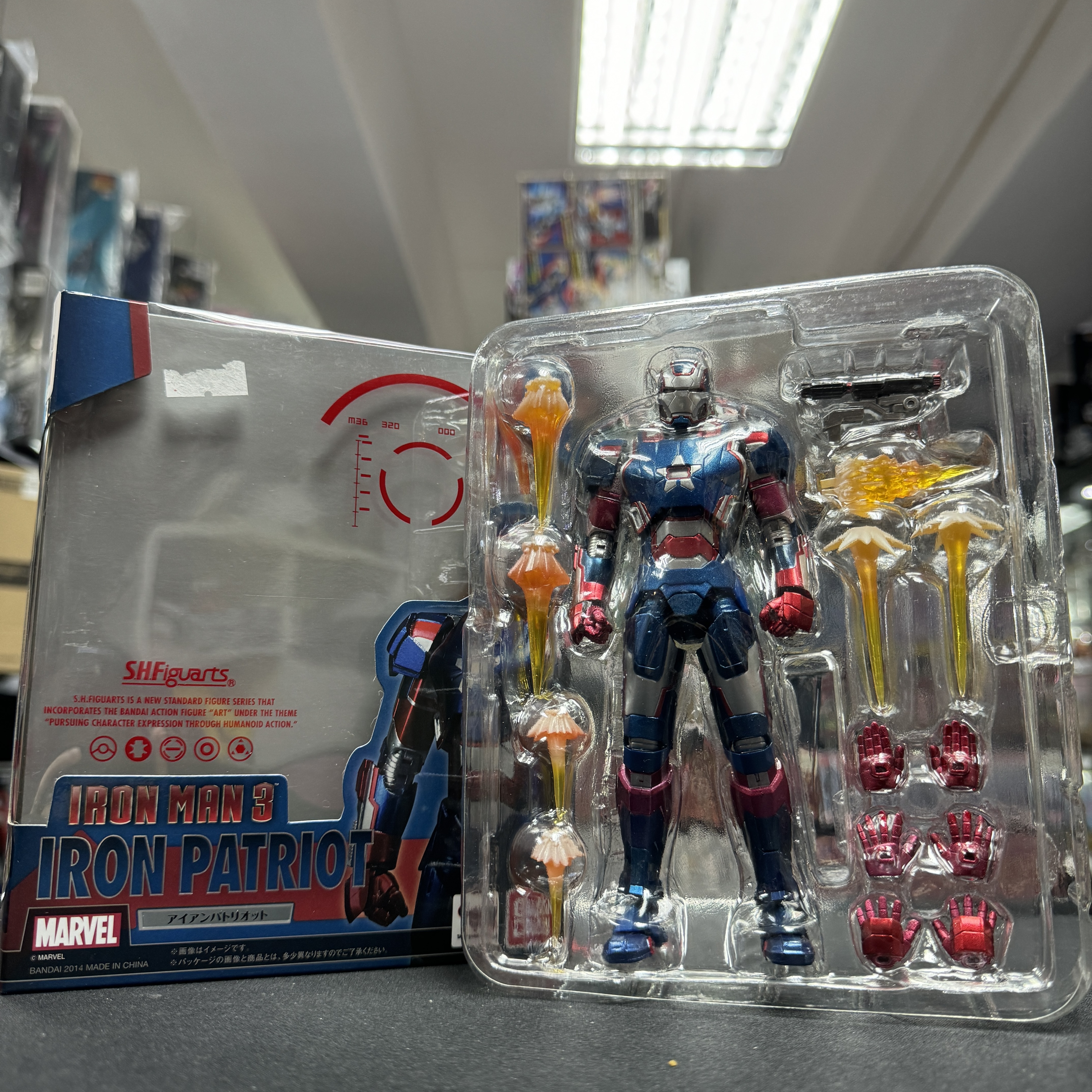 寄賣-其它-SHF Iron Patriot Iron man 3