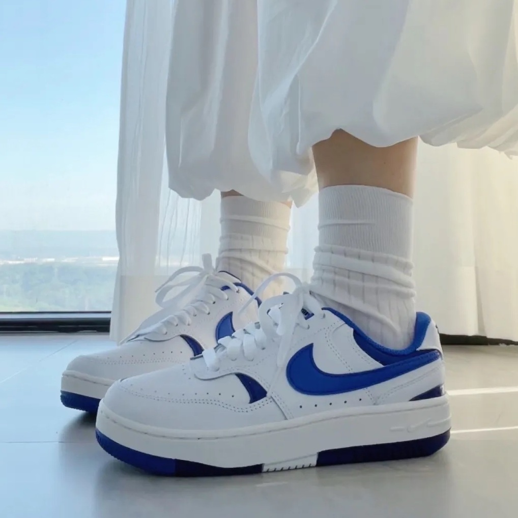 NIKE GAMMA FORCE 白 藍 寶藍 奶油底 DX9176-101 / 調貨