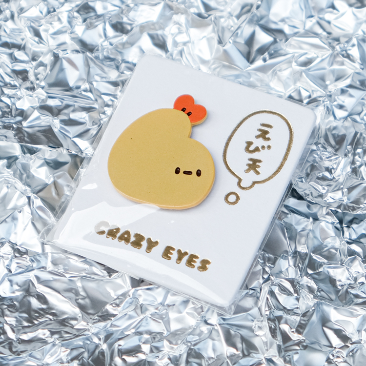 Crazy eyes 瘋狂眼珠｜別針｜海老別針