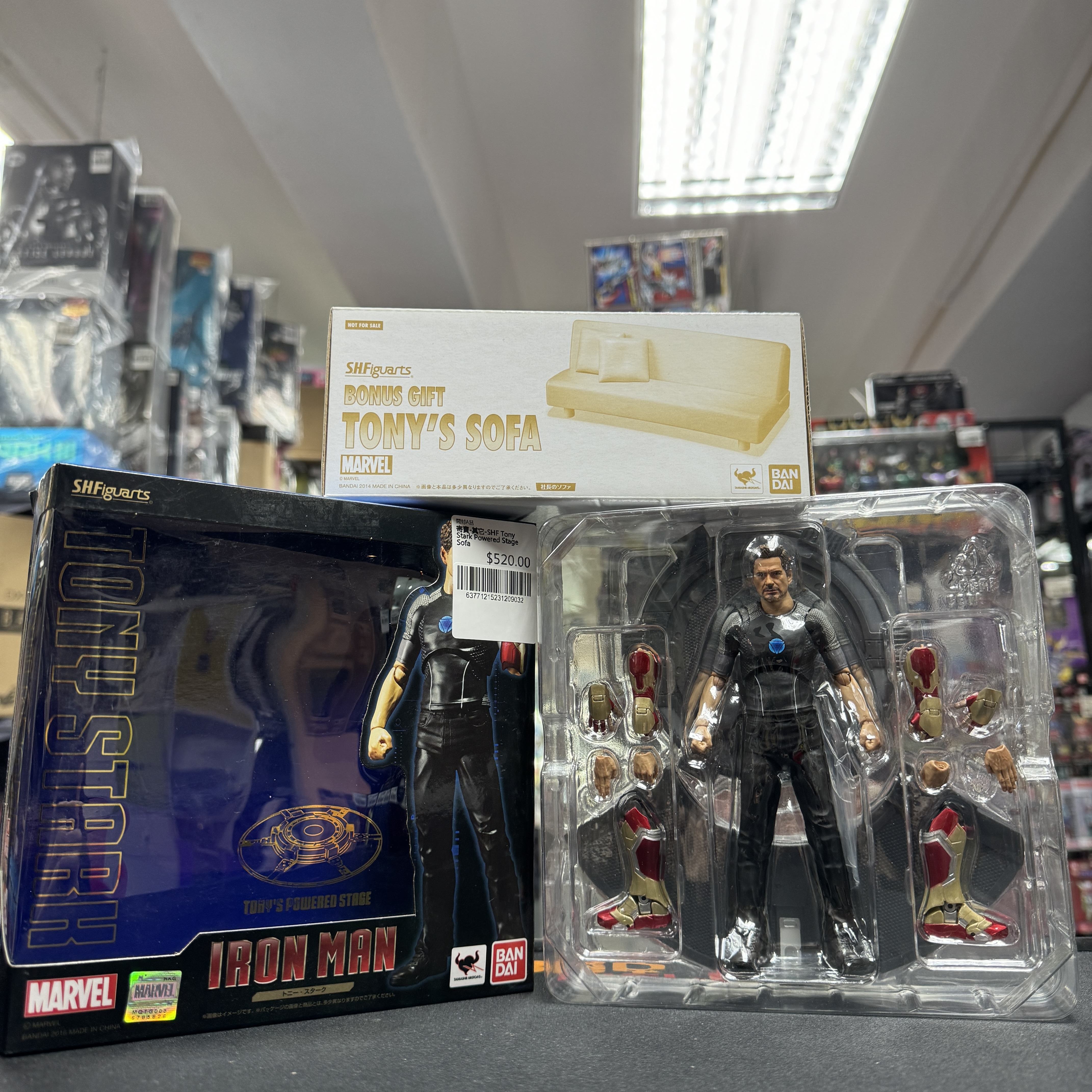 寄賣-其它-SHF Tony Stark Powered Stage + Sofa