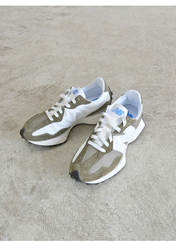 New Balance 327 U327LE Khaki White