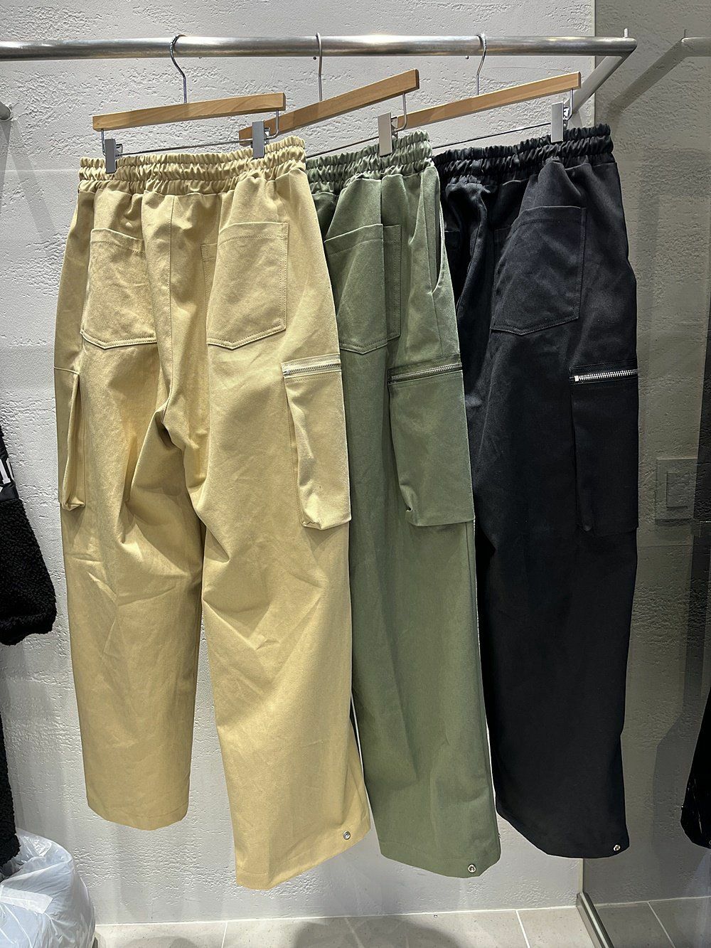 淨色工裝鬆身褲 10.GVTY-0070P