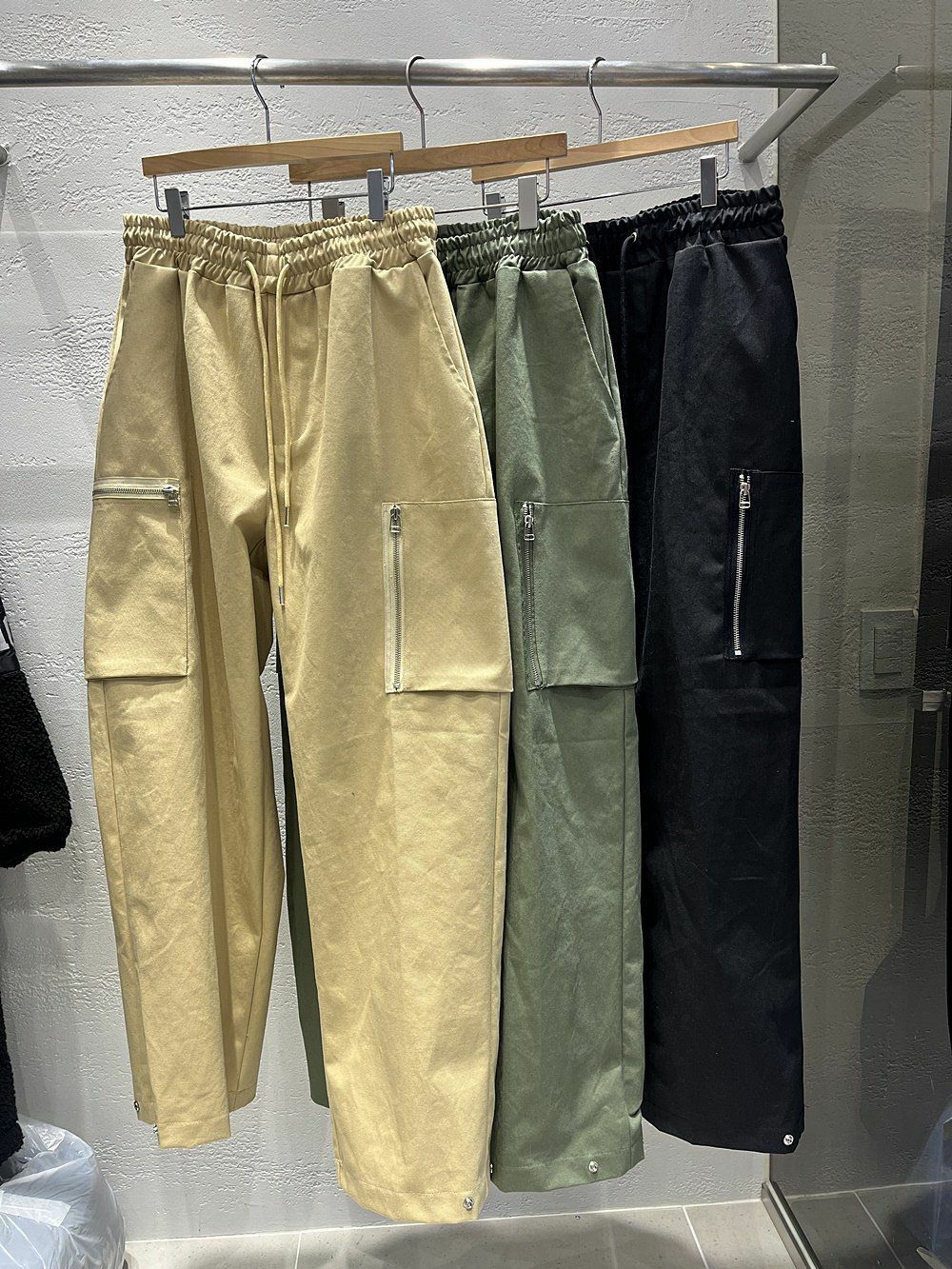 淨色工裝鬆身褲 10.GVTY-0070P