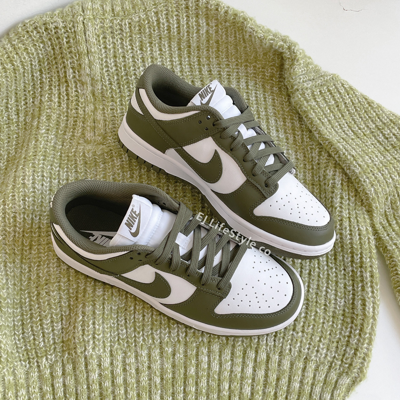 NIKE DUNK LOW Medium Olive 橄欖綠 復古 女鞋 DD1503-120 / 預購