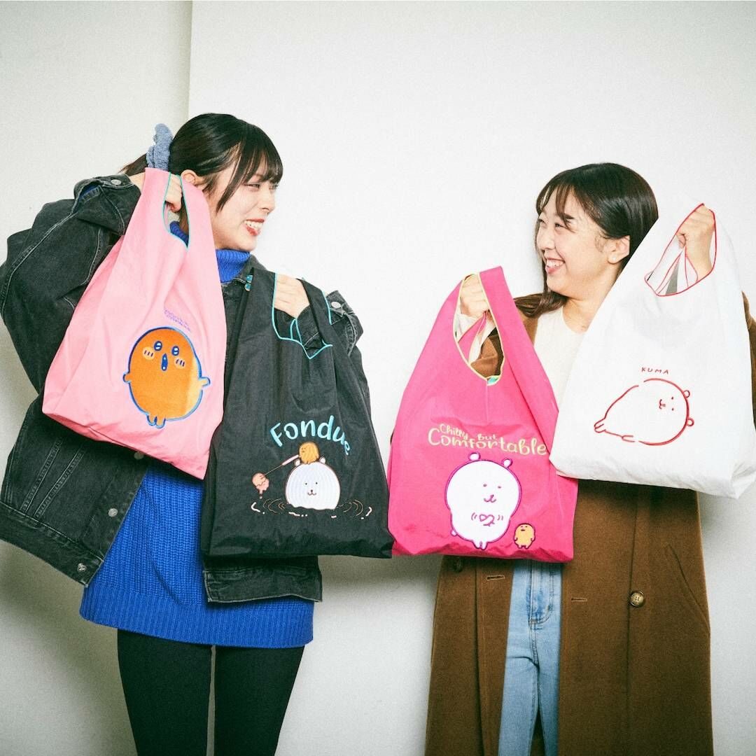 Nagano Characters ！刺繡 可摺疊環保袋