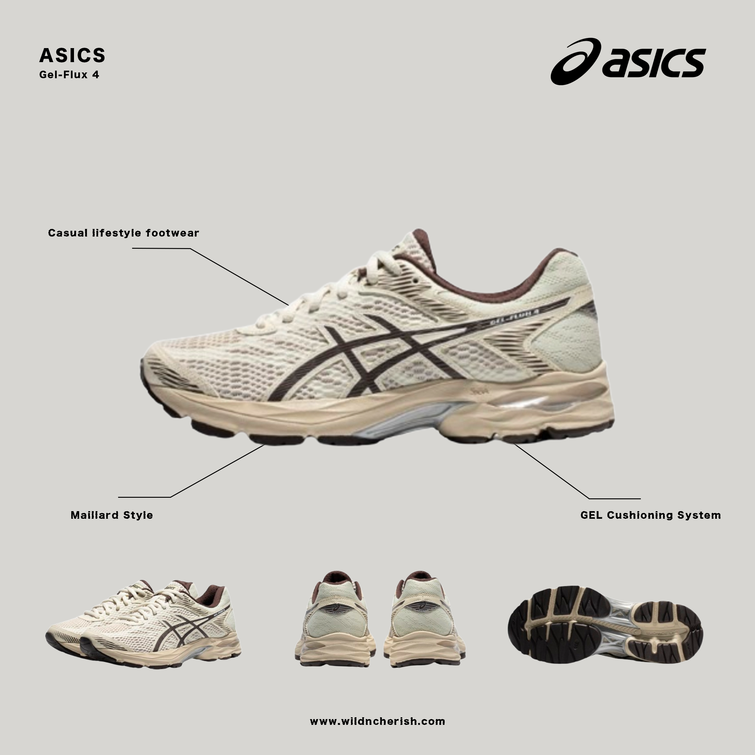 預訂 | Asics Gel-Flux 4 咖啡色