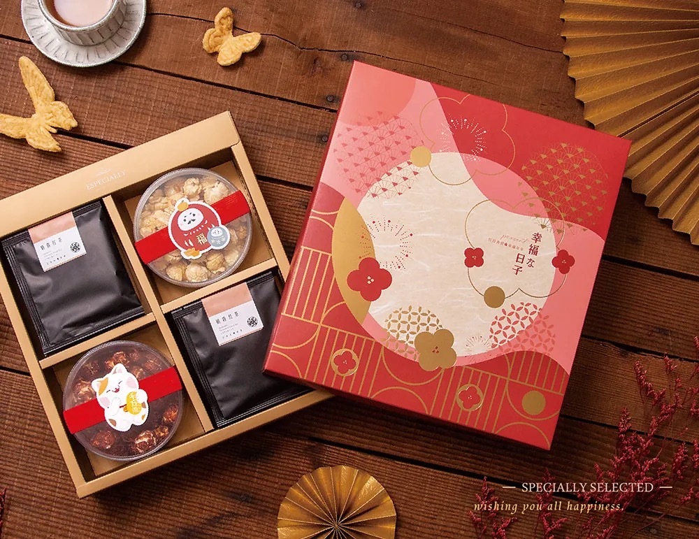 單層禮盒- 幸福之日 10入/包 26.2*23.8*5.5cm【3A01-121508】