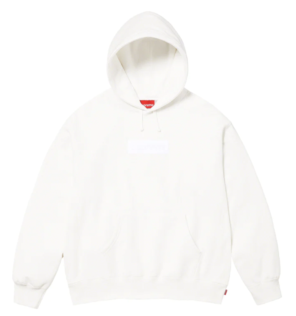 SUPREME FW23 BOX LOGO HOODIE | WHITE