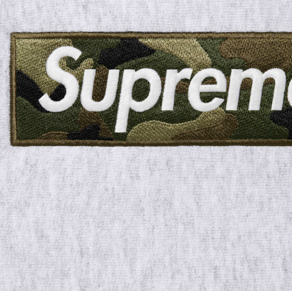 [現貨] SUPREME FW23 BOX LOGO HOODIE | GREY