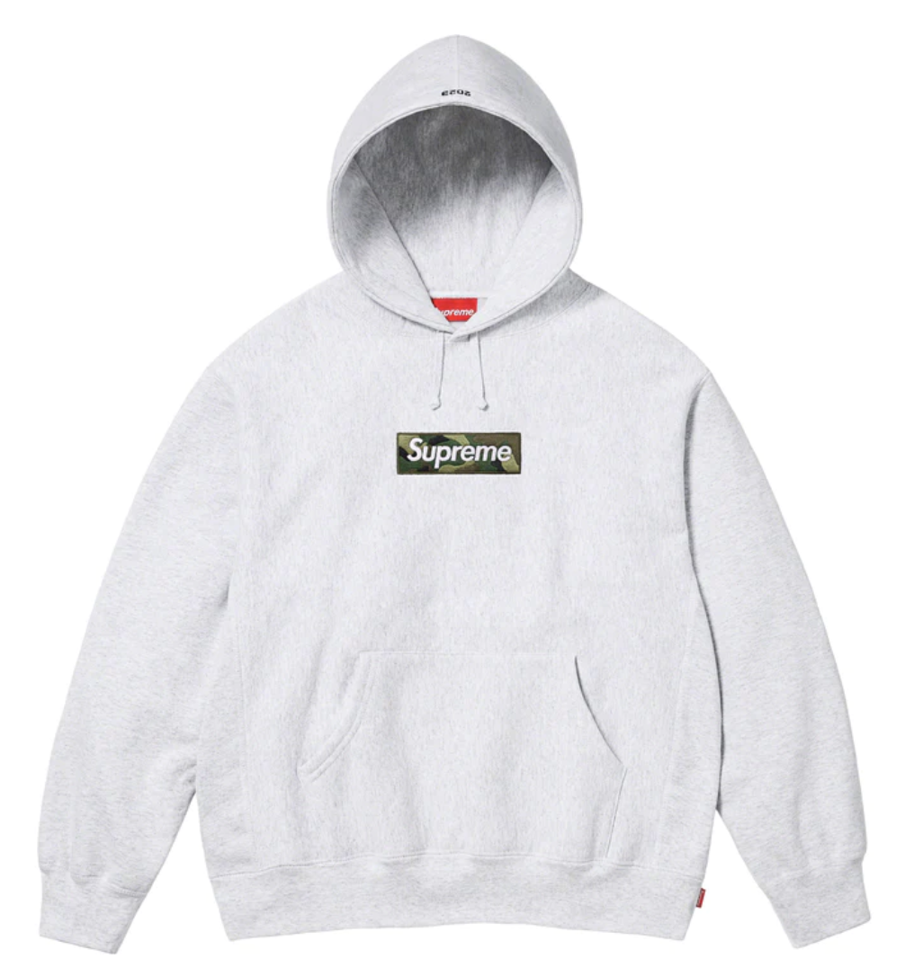 [現貨] SUPREME FW23 BOX LOGO HOODIE | GREY