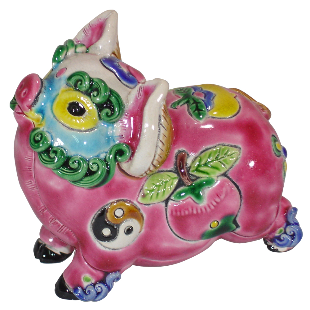 交趾陶｜擺飾 天喜豬系列