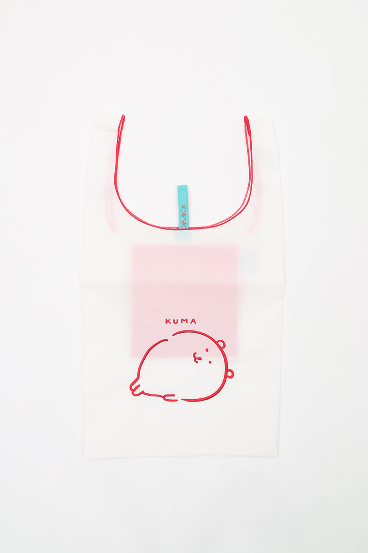 預訂｜Nagano Characters 刺繡環保袋 (Kuma / White)