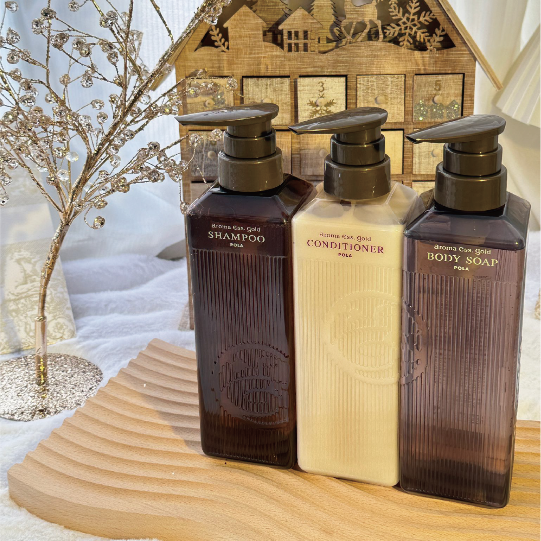 Pola - AROMA ESS. GOLD 洋甘菊系列 洗頭水/護髮素/沖涼液 460ml