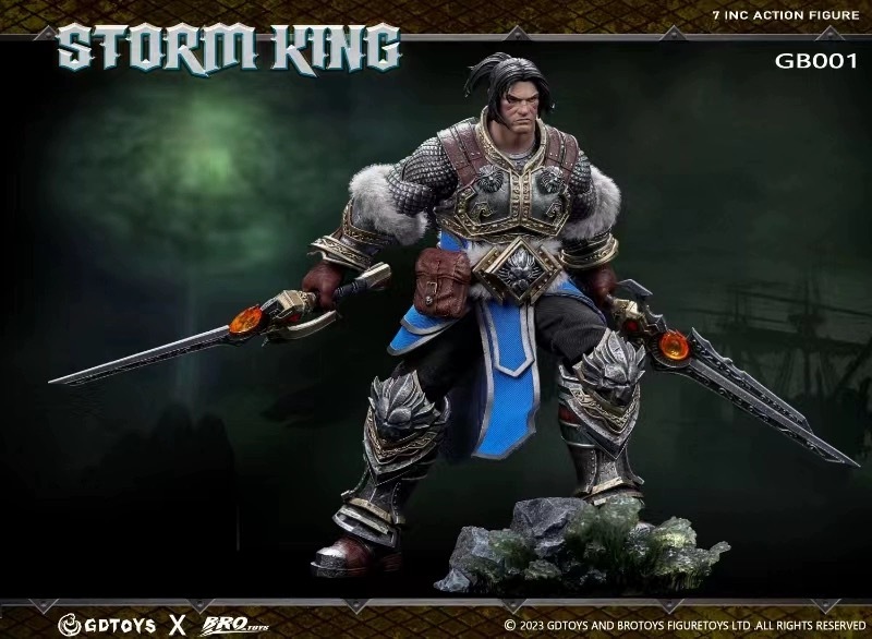 GDTOYS x BROTOYS 7インチ ストーム キング GB001 GDTOYS X BROTOYS 1/12 Storm King Action Fi