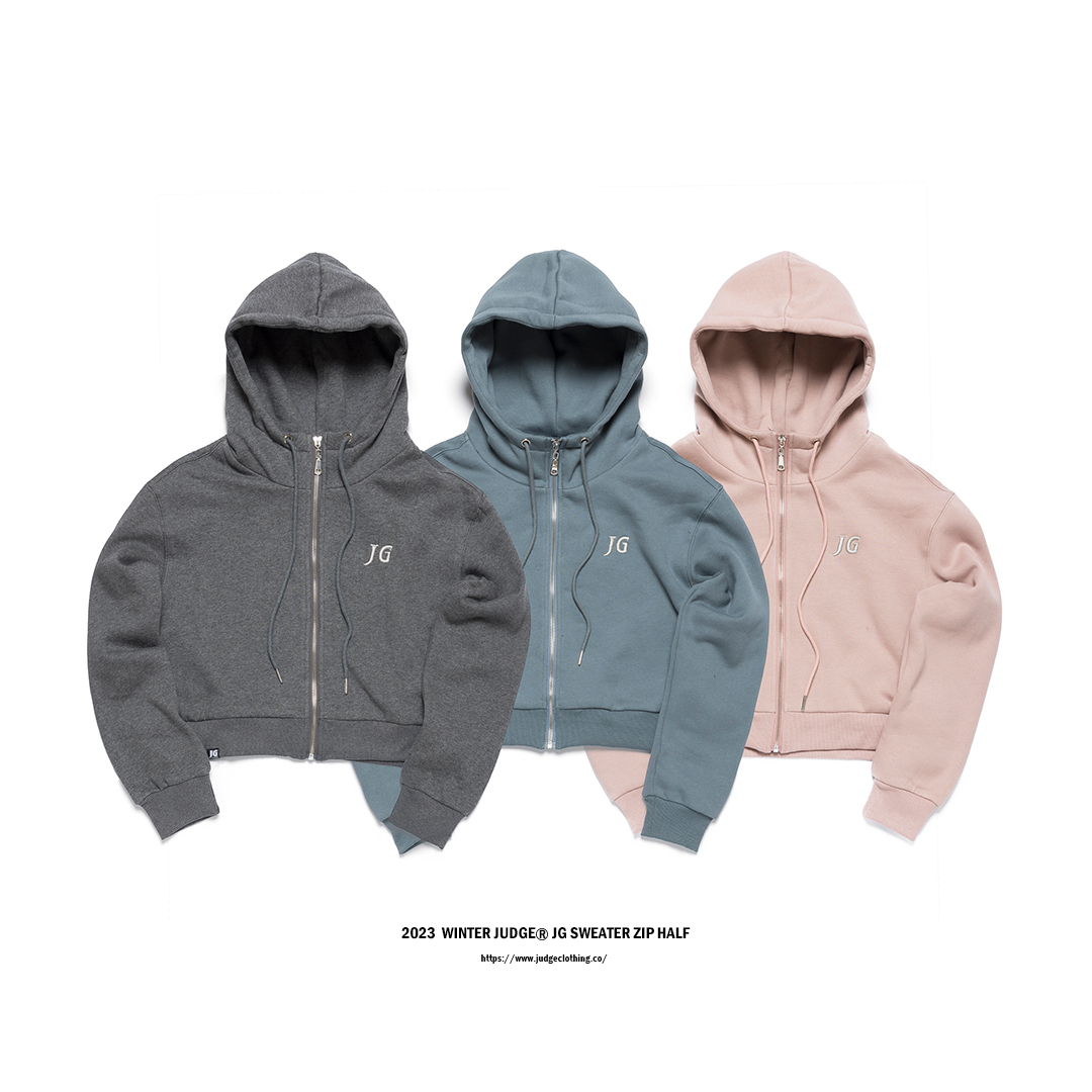 JUDGE®️23 WINTER JG ZIP CROP TOP