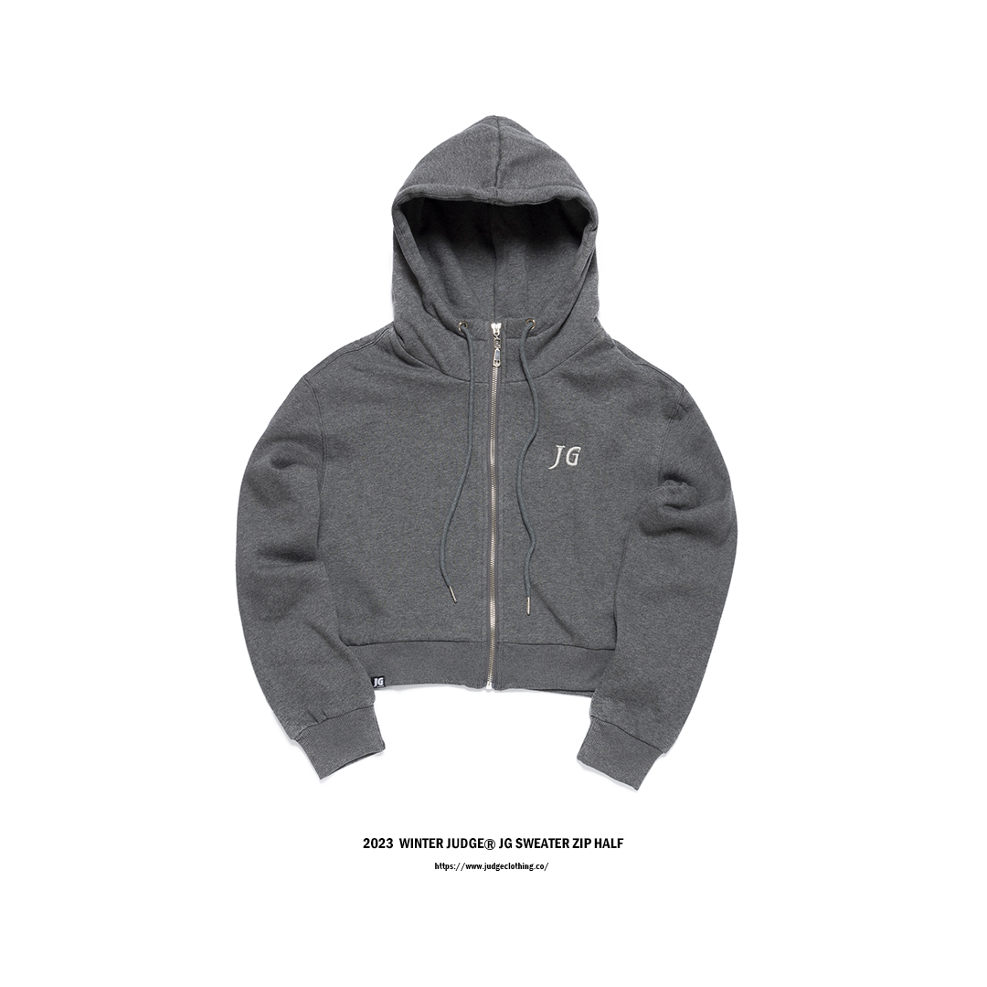 JUDGE®️23 WINTER JG ZIP CROP TOP