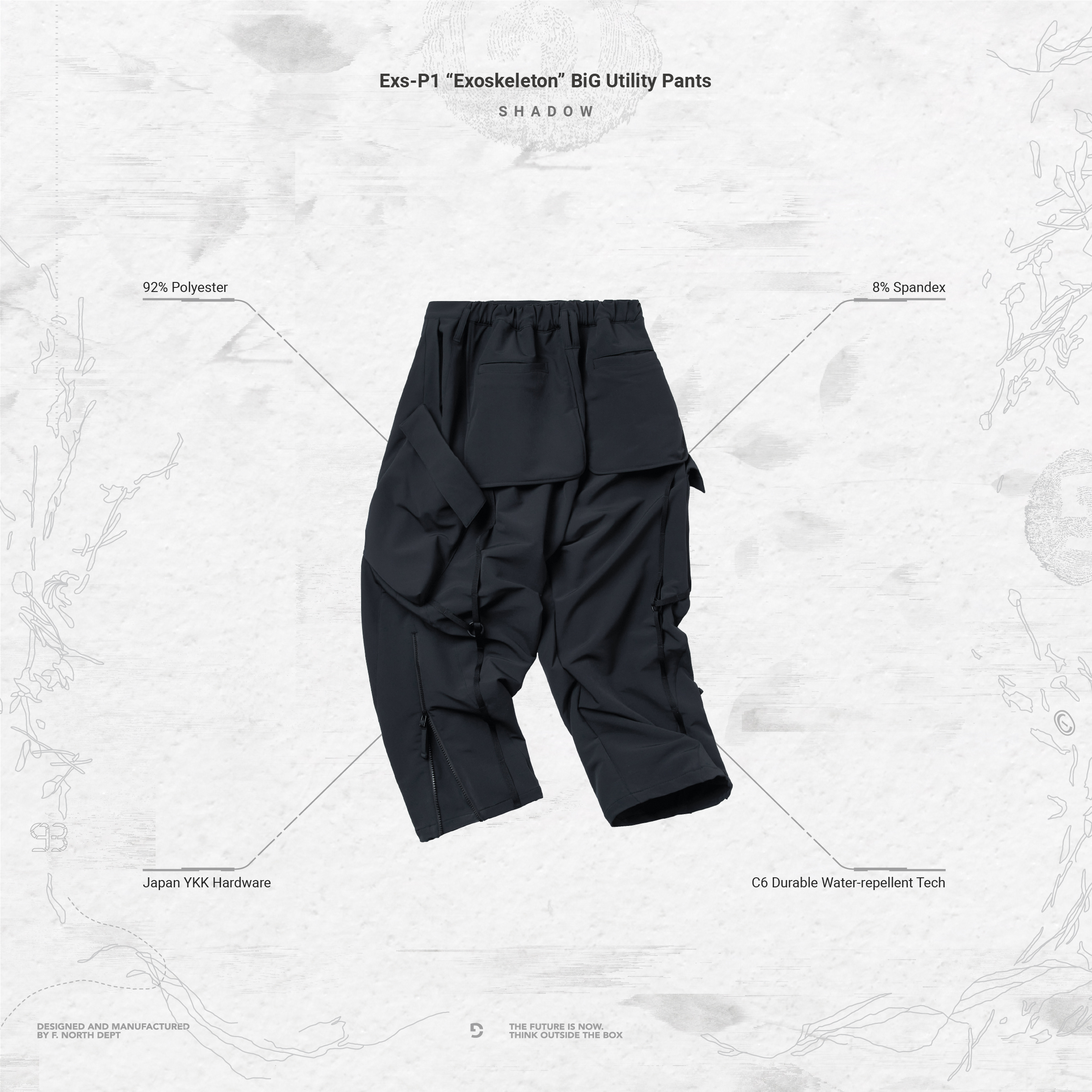 Exs-P1 “Exoskeleton” BiG Utility Pants - Shadow