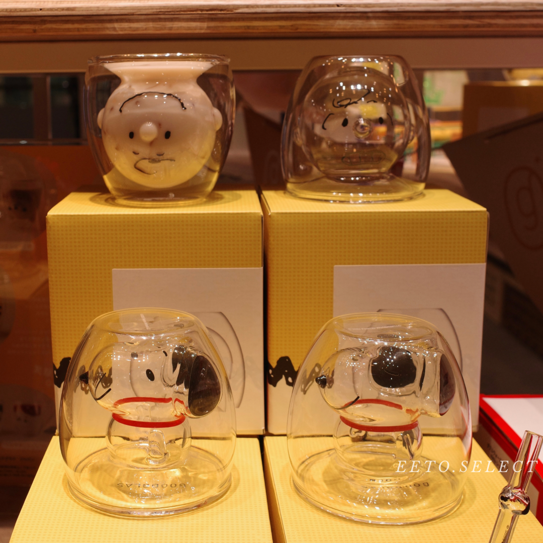 Goodglas x peanuts史努比、查理布朗玻璃杯