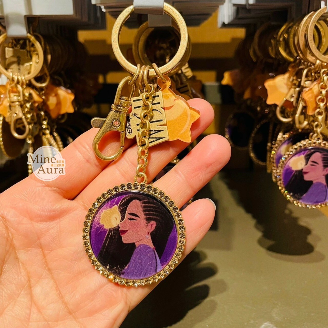 亞莎 Asha 星星 Star 造型 金屬 鑰匙圈 吊飾 星願 Wish -上海迪士尼樂園