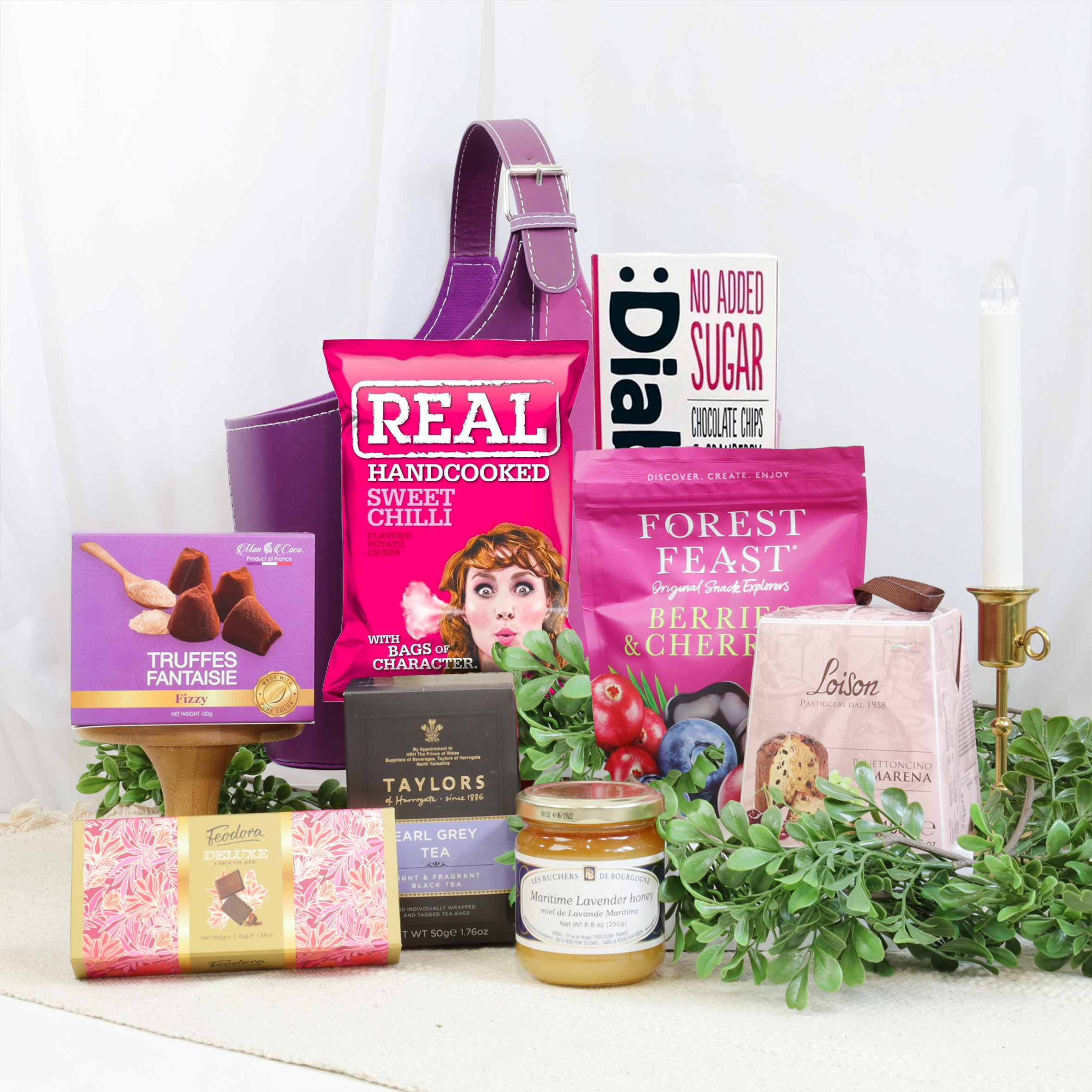 薰衣草紫聖誕禮籃