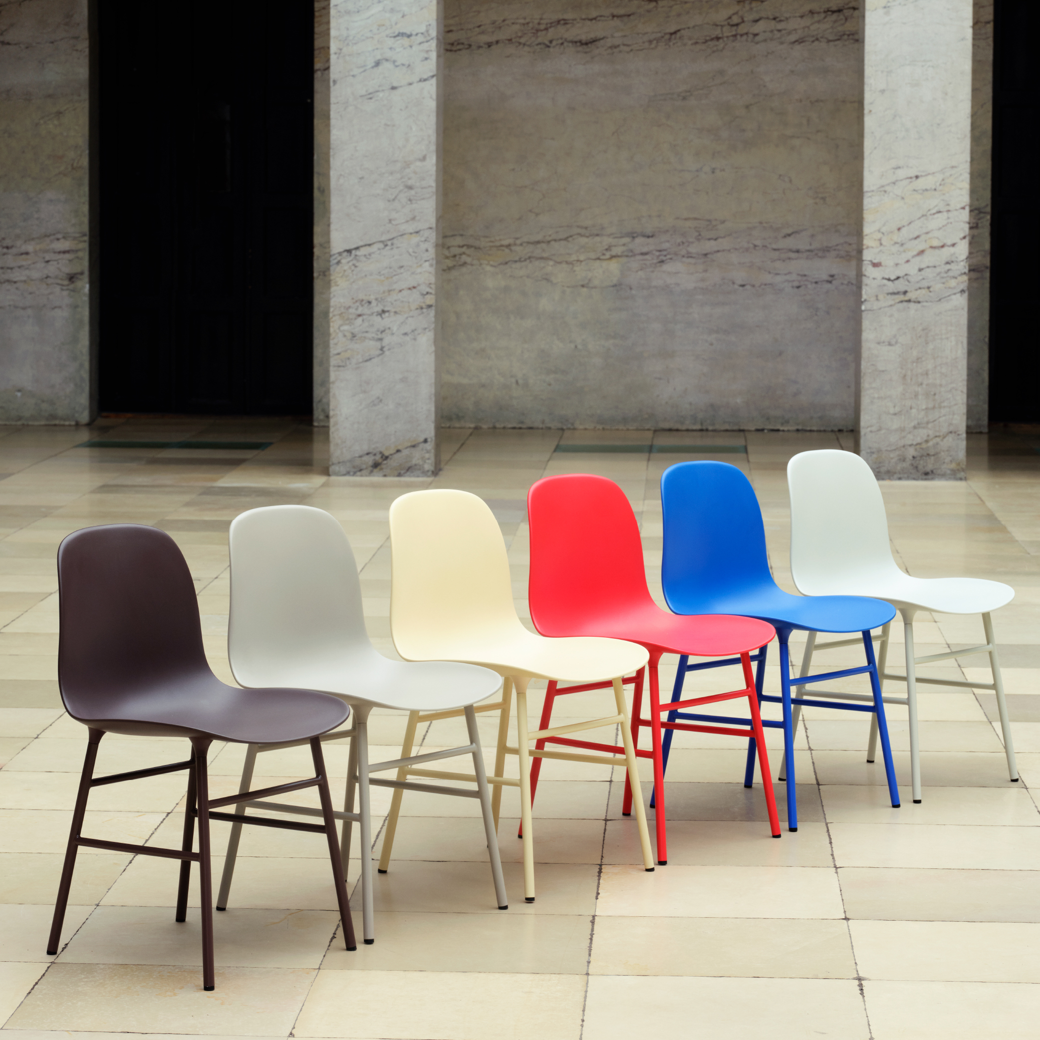 有型 / 鋼腳單椅 by normann Copenhagen