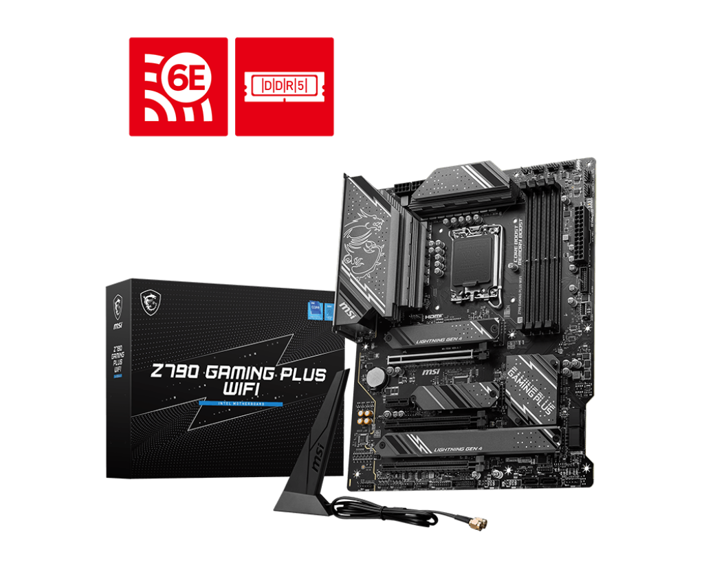 MSI Z790 GAMING PLUS WIFI 主機板(MB-MZ79G+W)