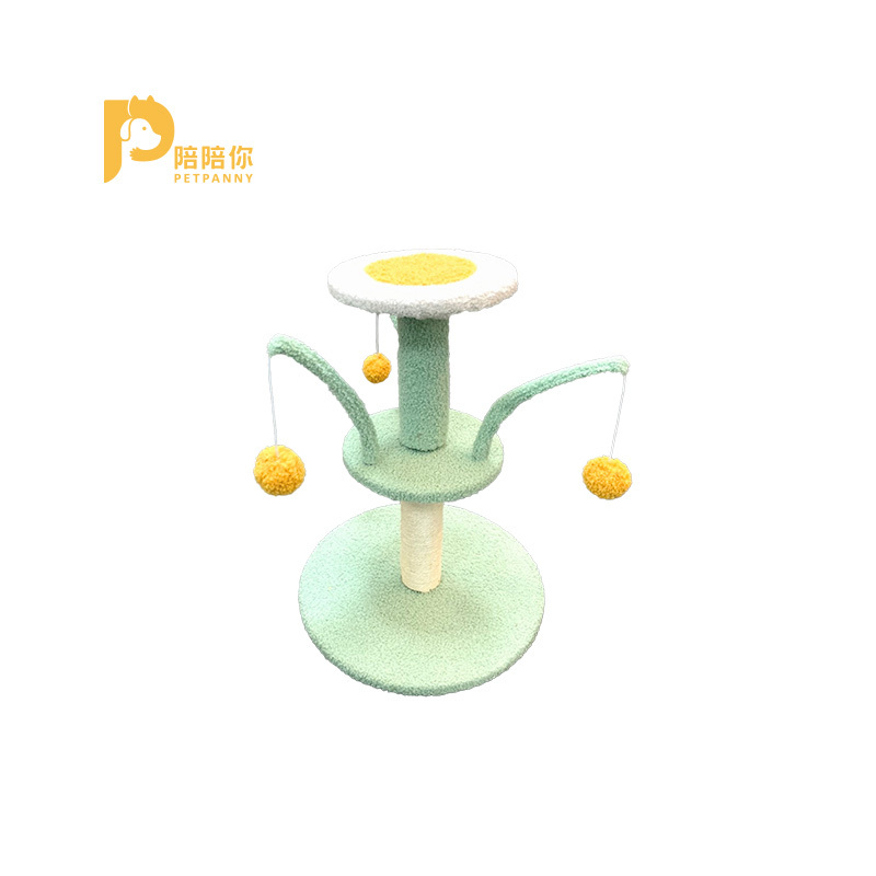 【Petpanny陪陪你】半熟蛋雙層貓跳台