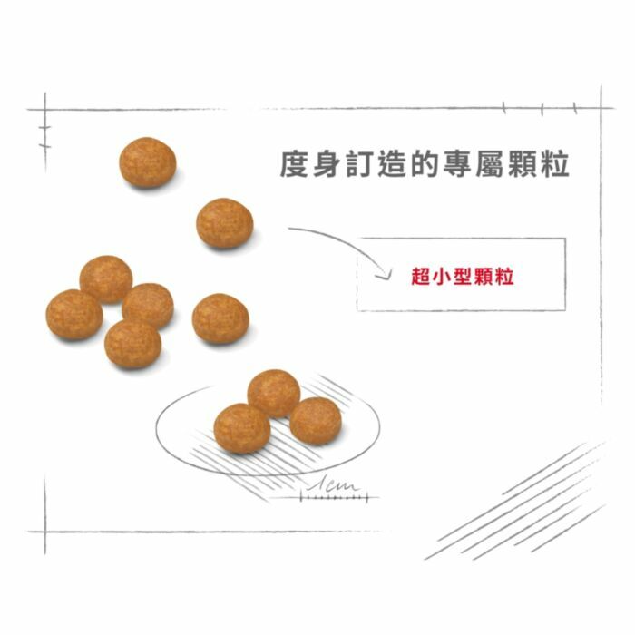 Royal Canin - 狗乾糧 - 超小型成犬8+營養配方 3KG
