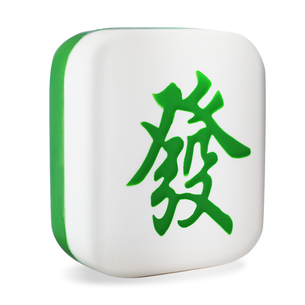 O'Pretty 歐沛媞 麻將發洩解壓捏捏樂-發財(8.5X4.8X10cm)