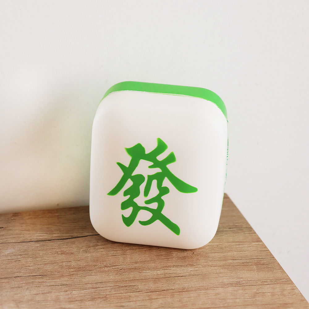 O'Pretty 歐沛媞 麻將發洩解壓捏捏樂-發財(8.5X4.8X10cm)