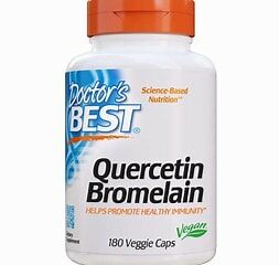 Doctor's Best, 槲皮素鳳梨蛋白酶，180 粒素食膠囊