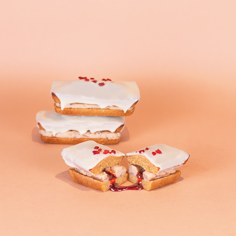 玫瑰白巧覆盆莓費南雪