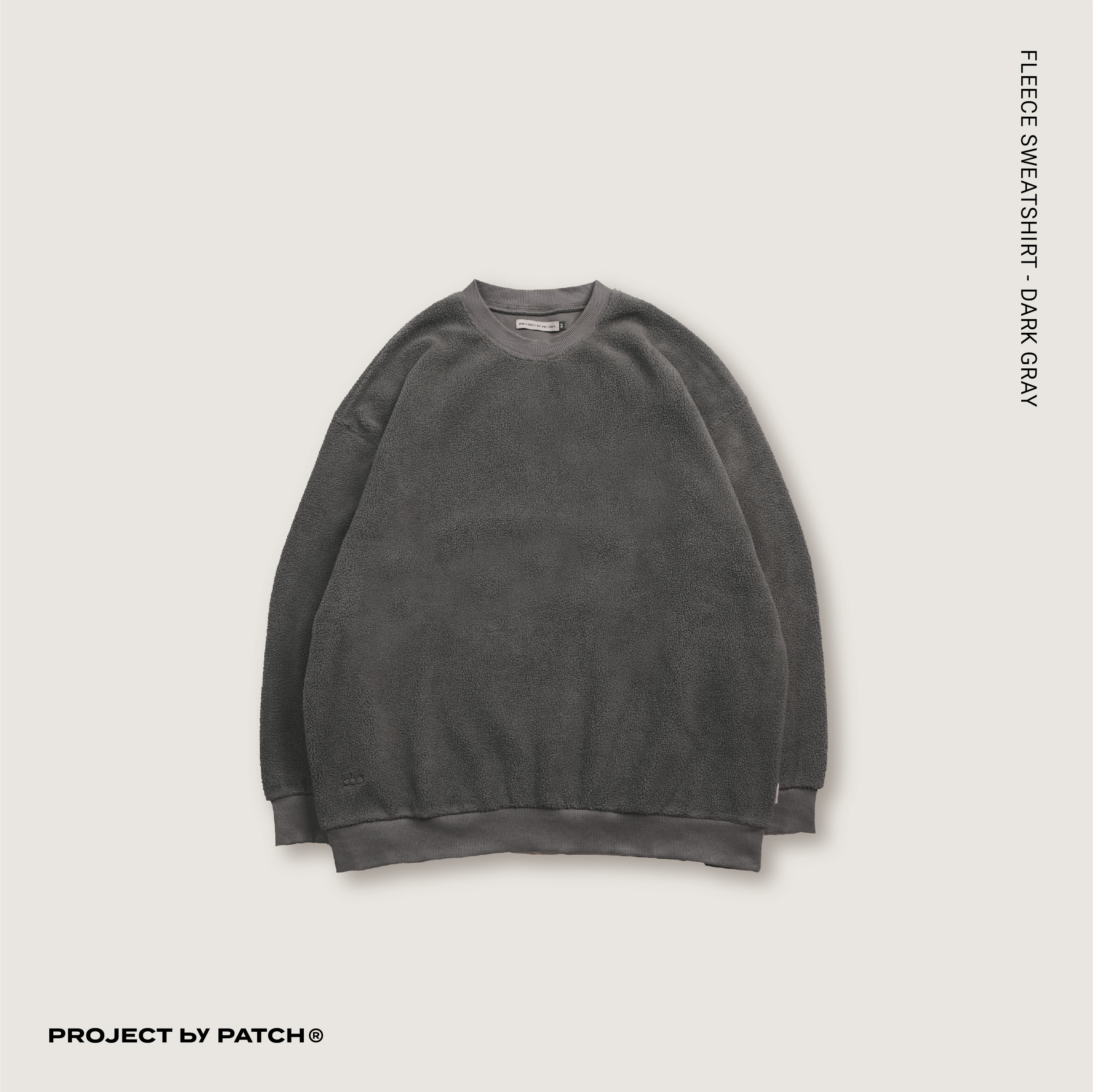 P.B.P - FLEECE SWEATSHIRT - DARK GRAY