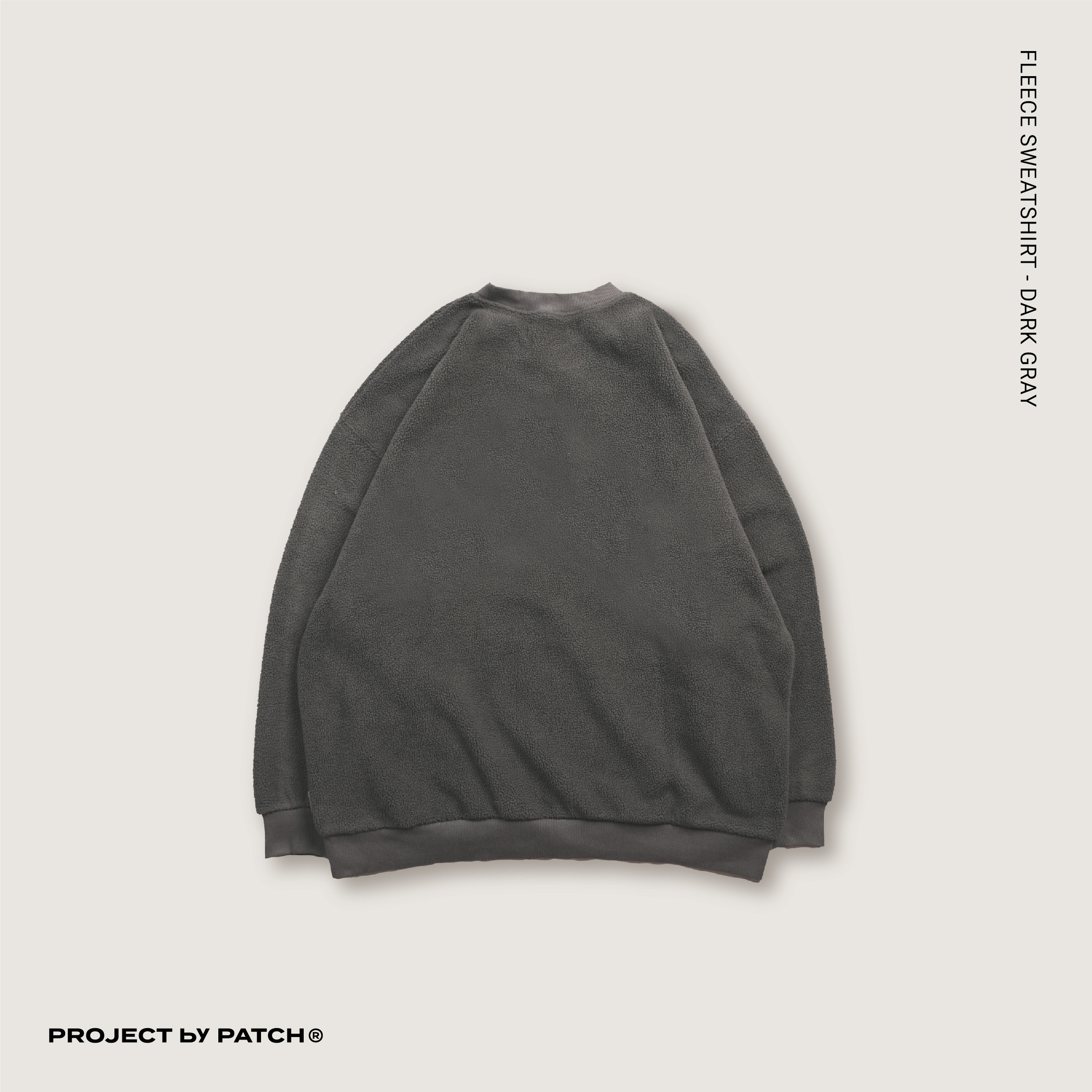 P.B.P - FLEECE SWEATSHIRT - DARK GRAY