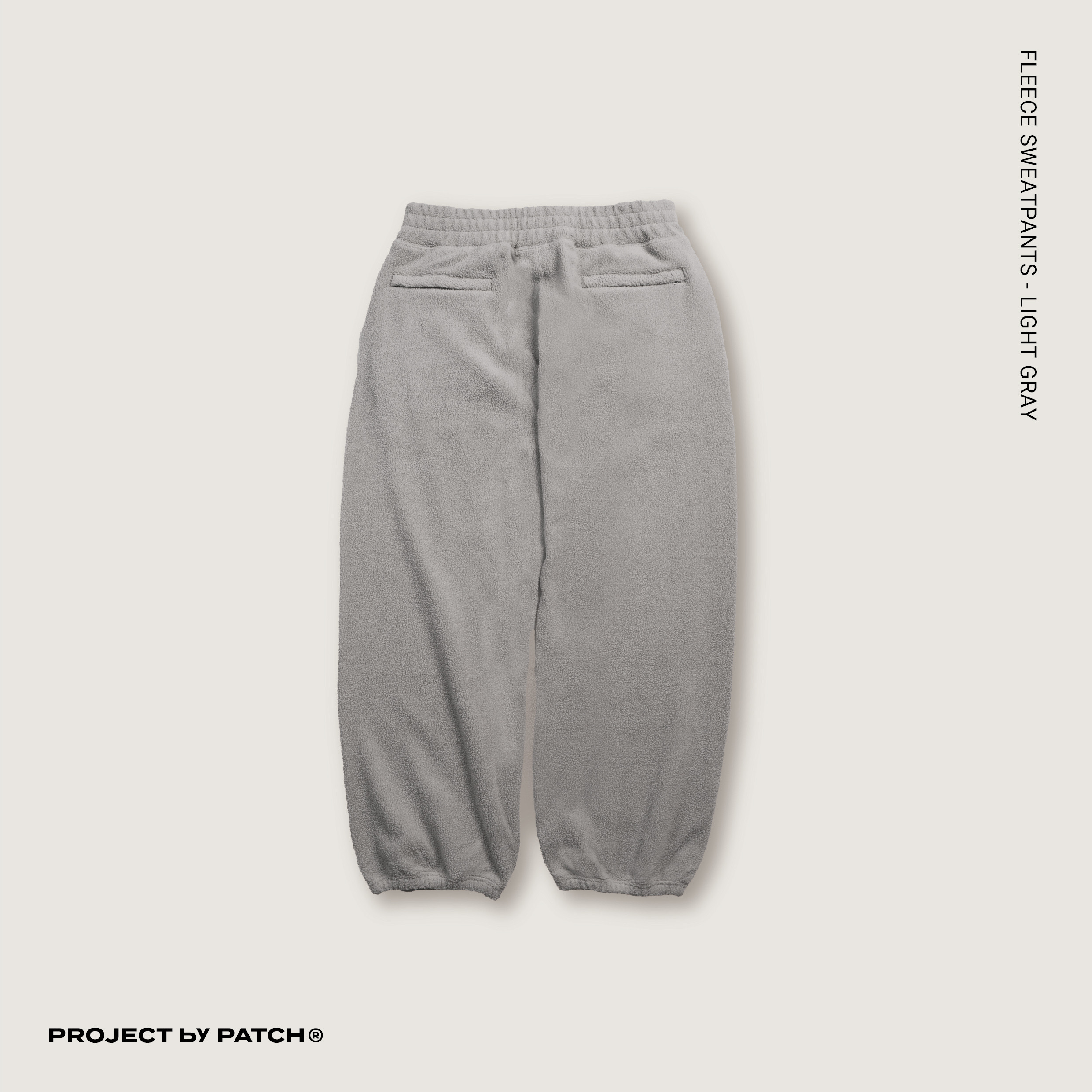 P.B.P - FLEECE SWEATPANTS - LIGHT GRAY