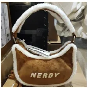 [S] NERDY PNEF23BG034101 SUEDE 2WAY HOBO BAG,BROWN, 8809936580523 (SN378)