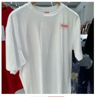 [S] KENZO PARIS OVERSIZED T-SHIRT,WHITE, C62TS009-4SG-01 (SK132)