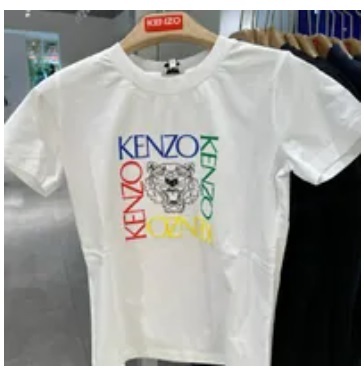 [S] KENZO T-SHIRT ACTUA SPRING 1,WHITE, 952TS703-4W8-01 (SK133)