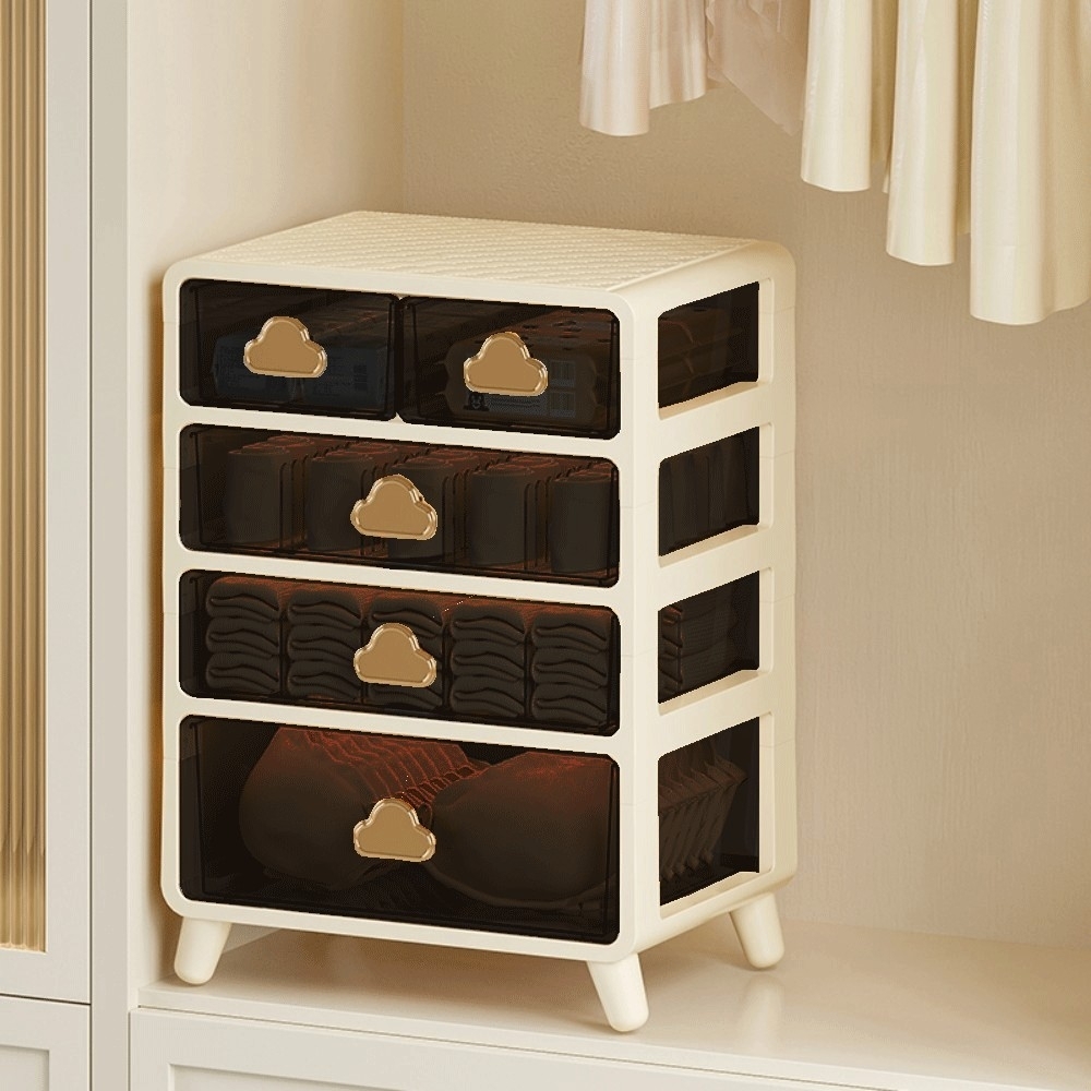 【AOTTO】北歐風四層內衣收納櫃(AC-502)