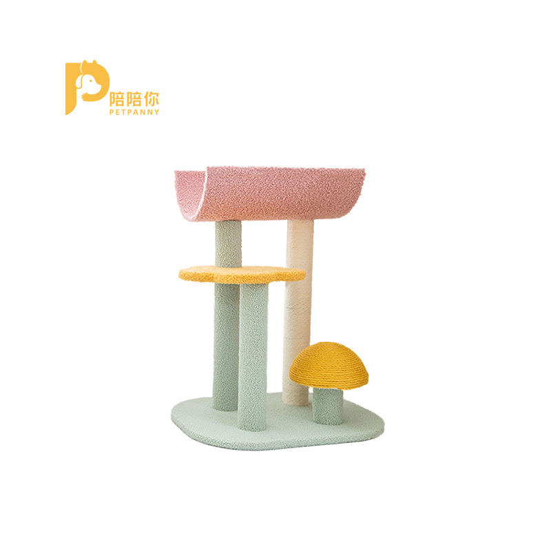 【Petpanny陪陪你】甜美小花園雙層貓跳台