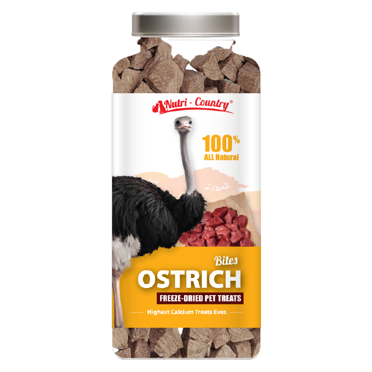 Nutri-Country® 凍乾純鴕鳥肉粒 60g