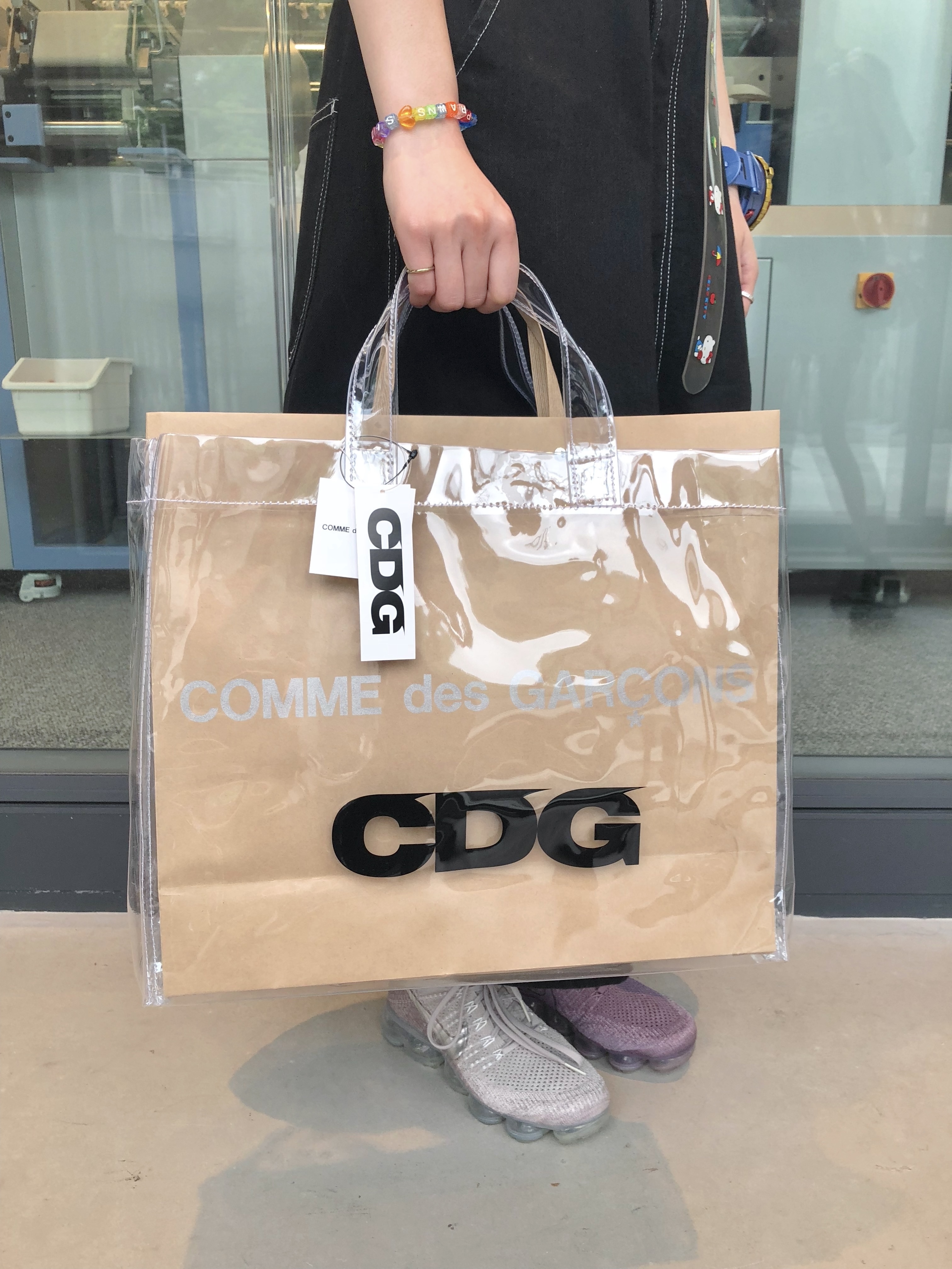 cdg bag pvc