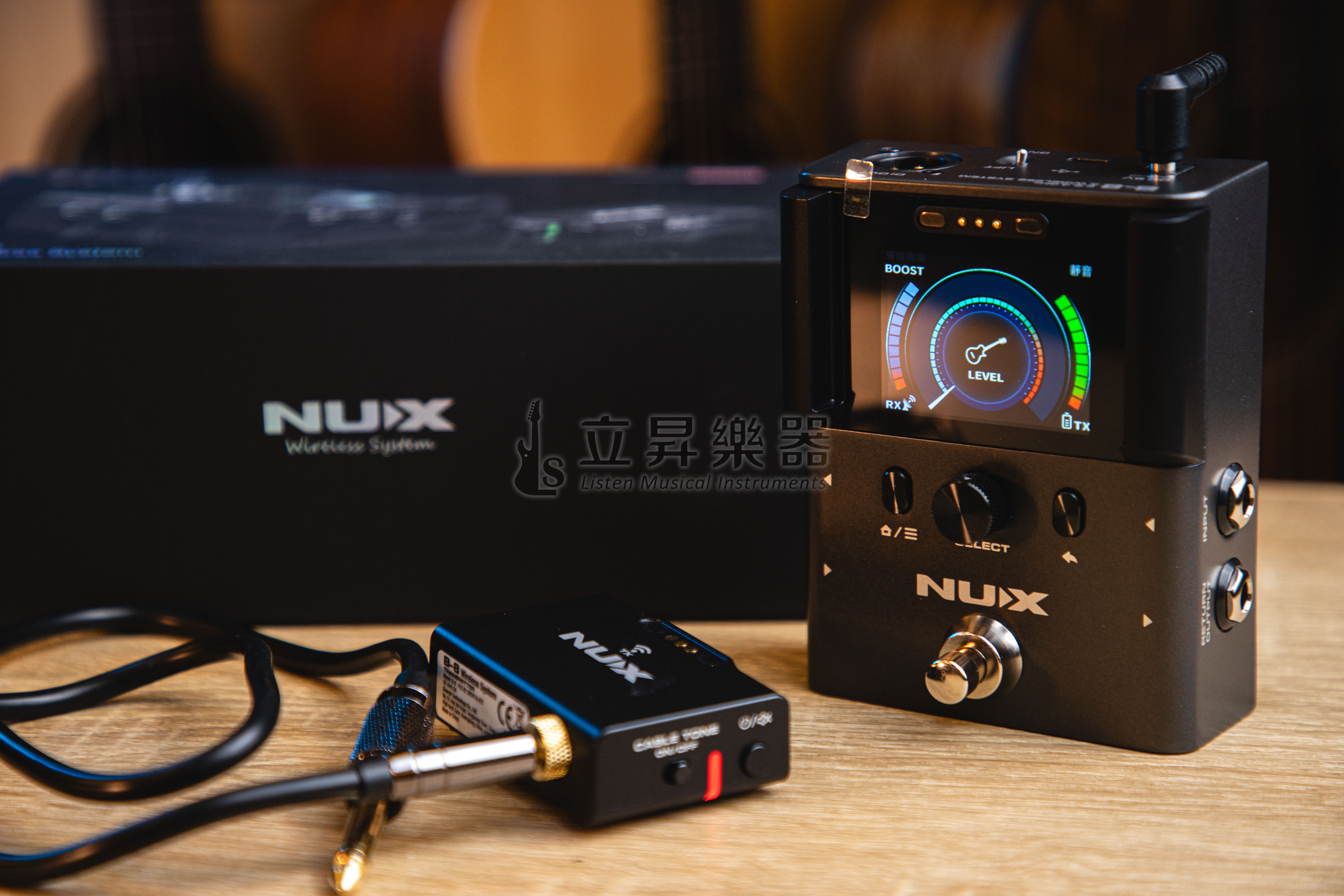 NUX B-8 多功能無線系統 無線導線/DI/Boost/調音器