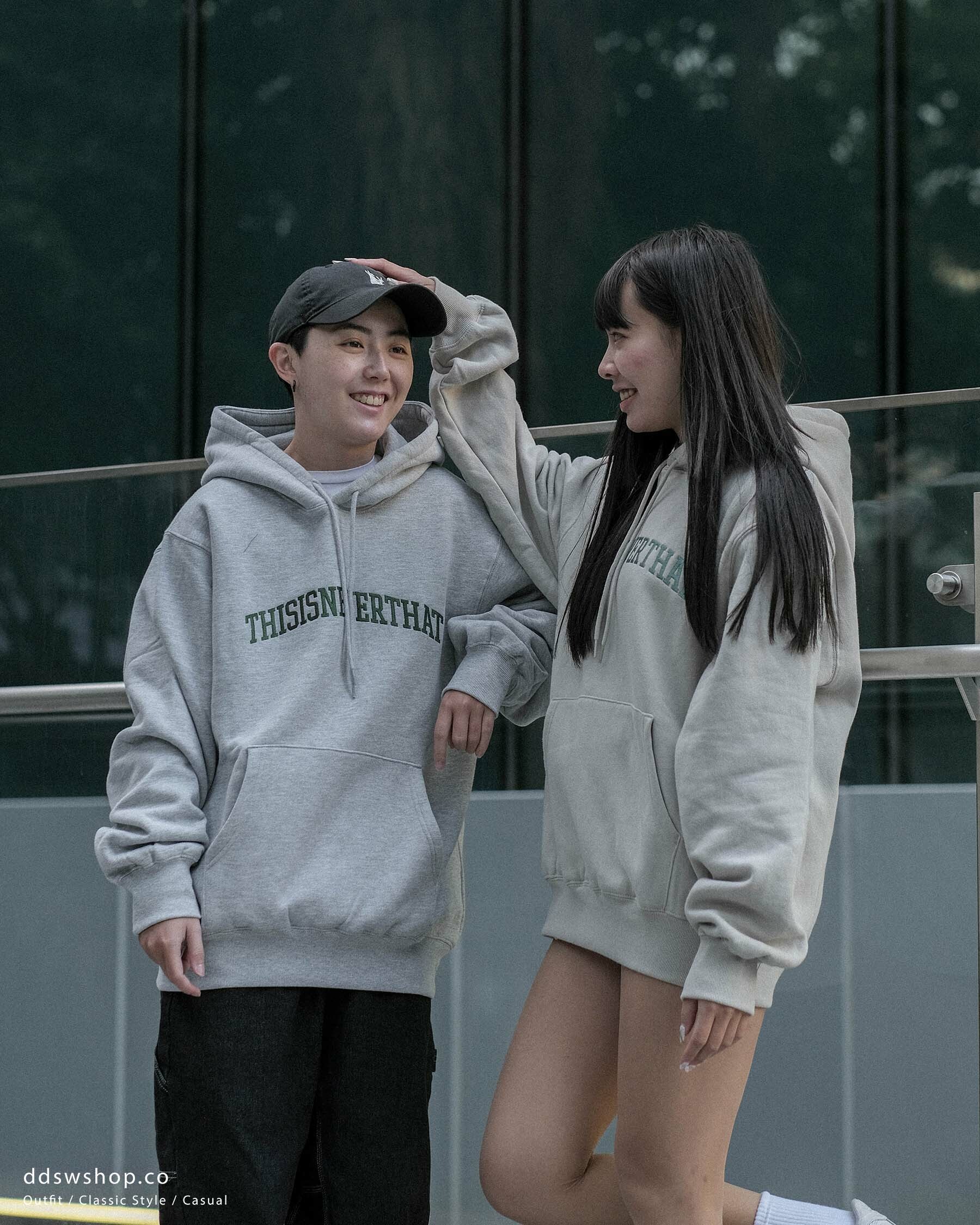 Thisisneverthat Arch Logo Hoodie 厚磅 彎彎 刺繡Logo 帽T