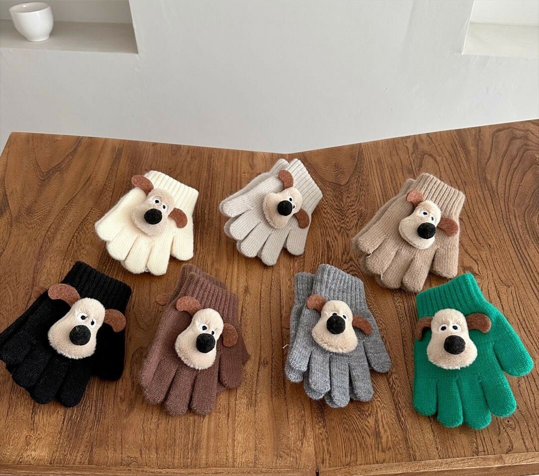 🧤 Gloves  ✥ 保暖狗狗五指手套