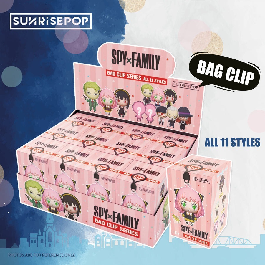 Sunrisepop 代理版 盒玩 公仔鎖匙扣 SPY×FAMILY間諜家家酒 系列(隨機出貨)