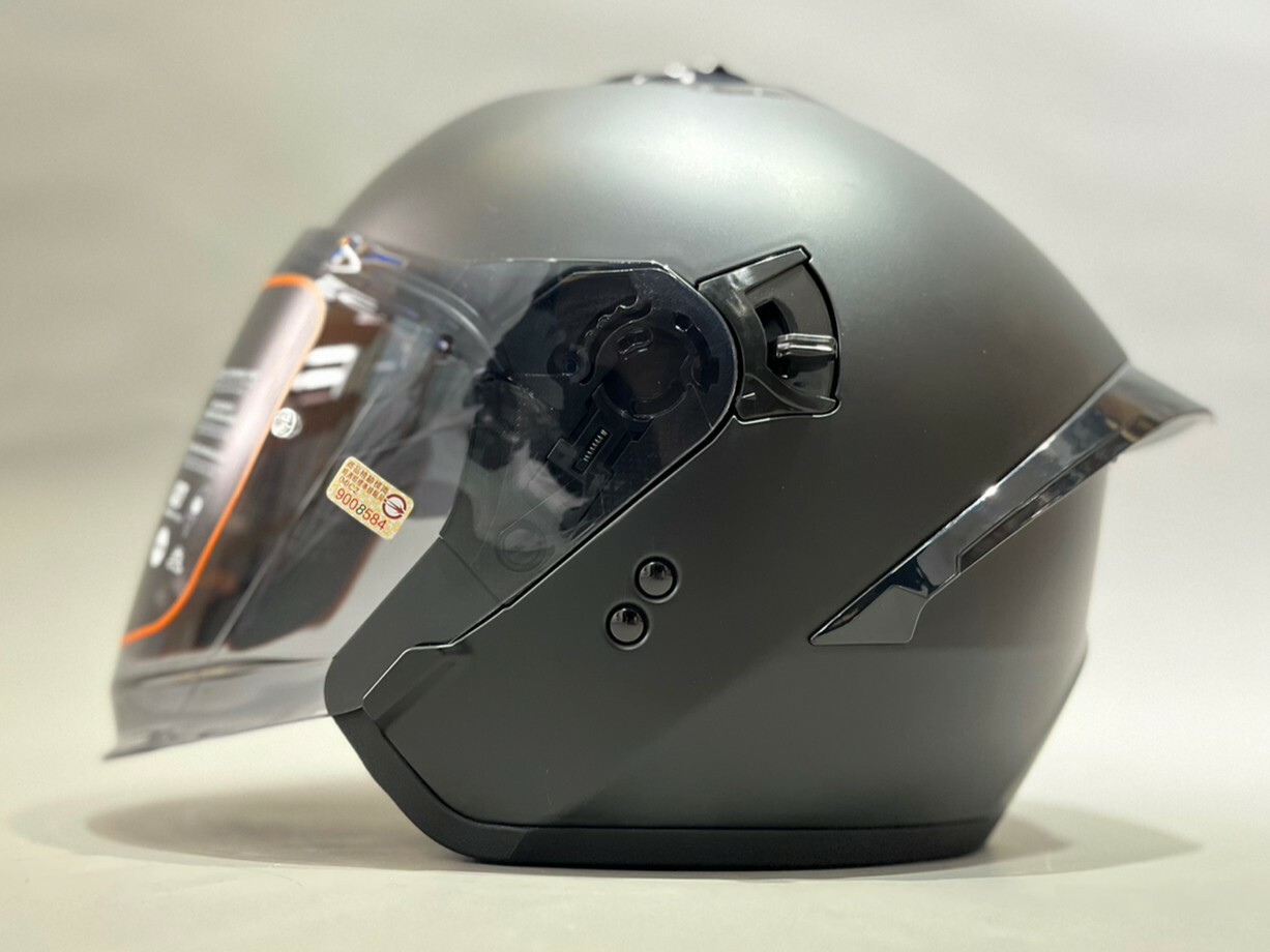 SOL SO-11P 素色 消光黑 3/4罩