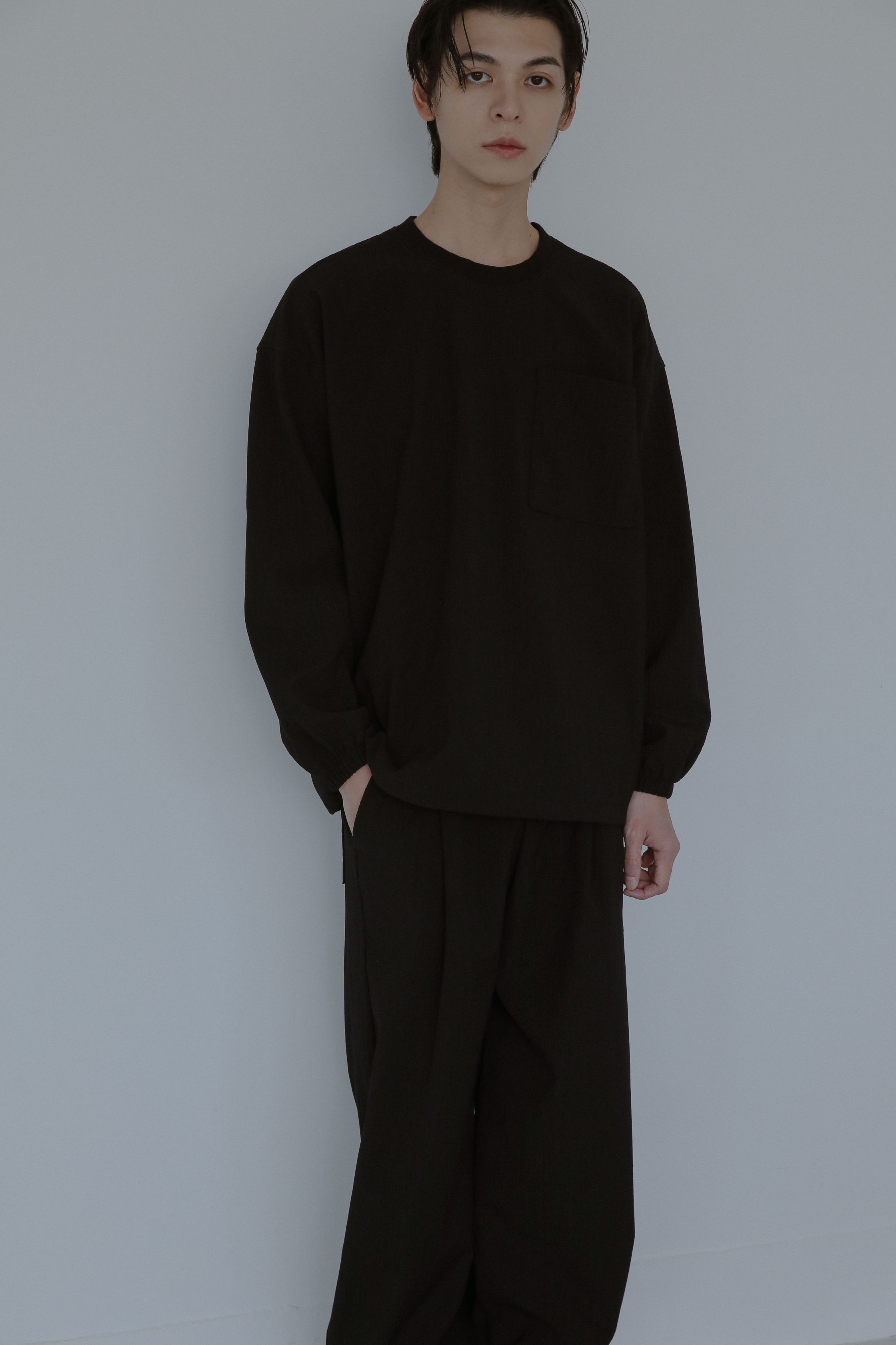 【Discount】皺褶波紋套裝-上衣 (售完不補)