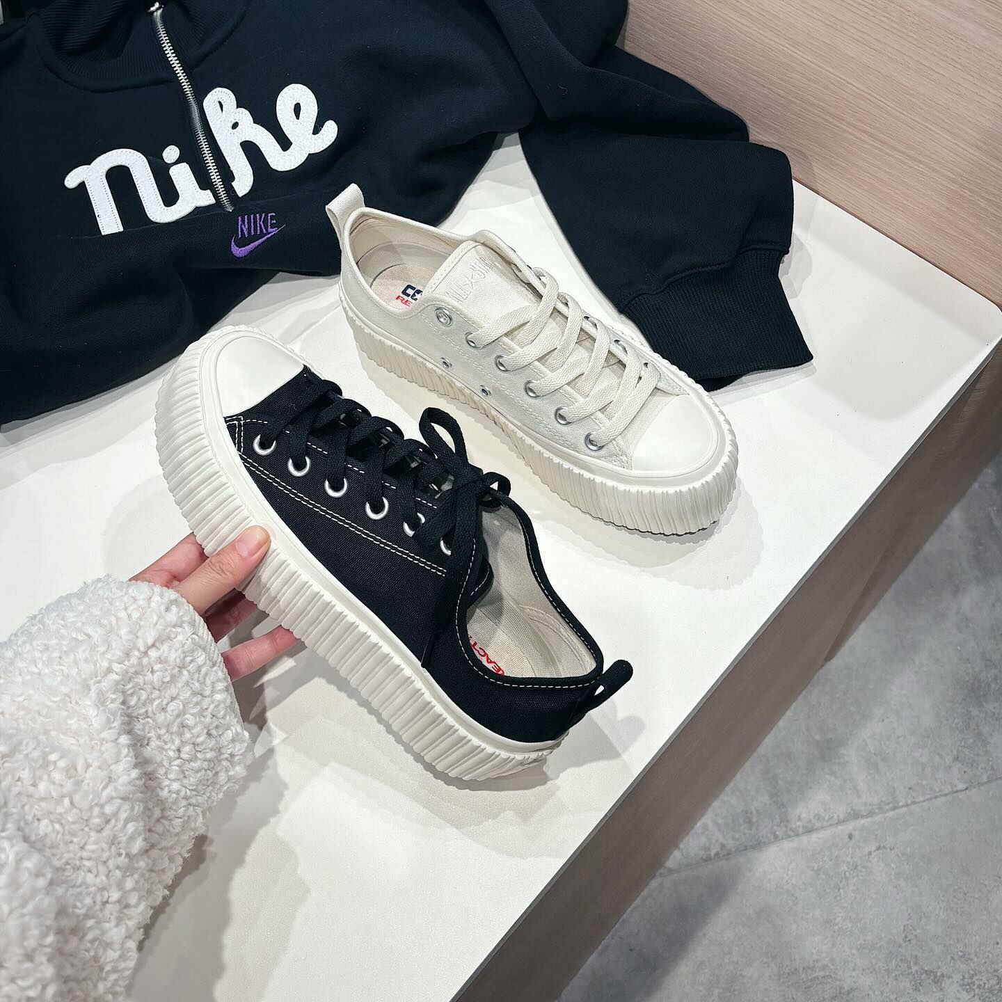 Convers All Star R Lifted Ribtape OX 日本限定 厚底 增高 帆布鞋 31310800 31310801