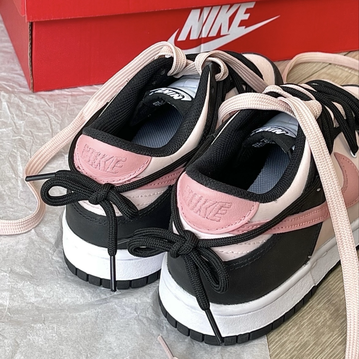 Nike Dunk Low GS 東京樹梅 黑粉 訂製款